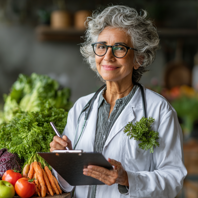 Adultos mayores disfrutando alimentación saludable
